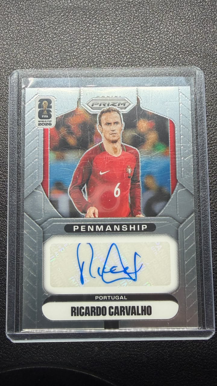 2026 Panini Prizm FIFA World Cup Ricardo Carvalho Penmanship Auto #P-RC
