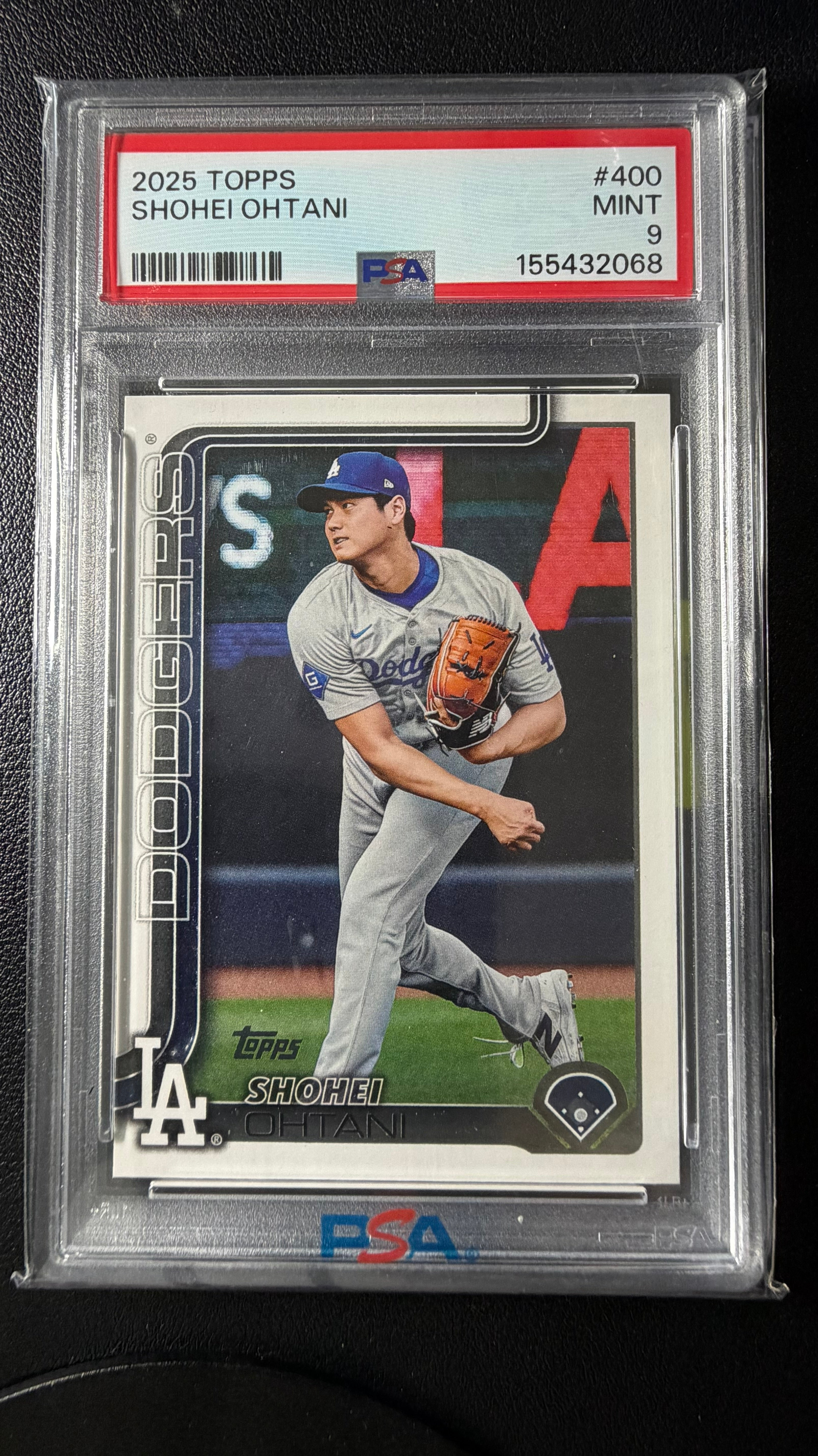 2025 Topps Shohei Ohtani #400 PSA 9 Mint – Los Angeles Dodgers
