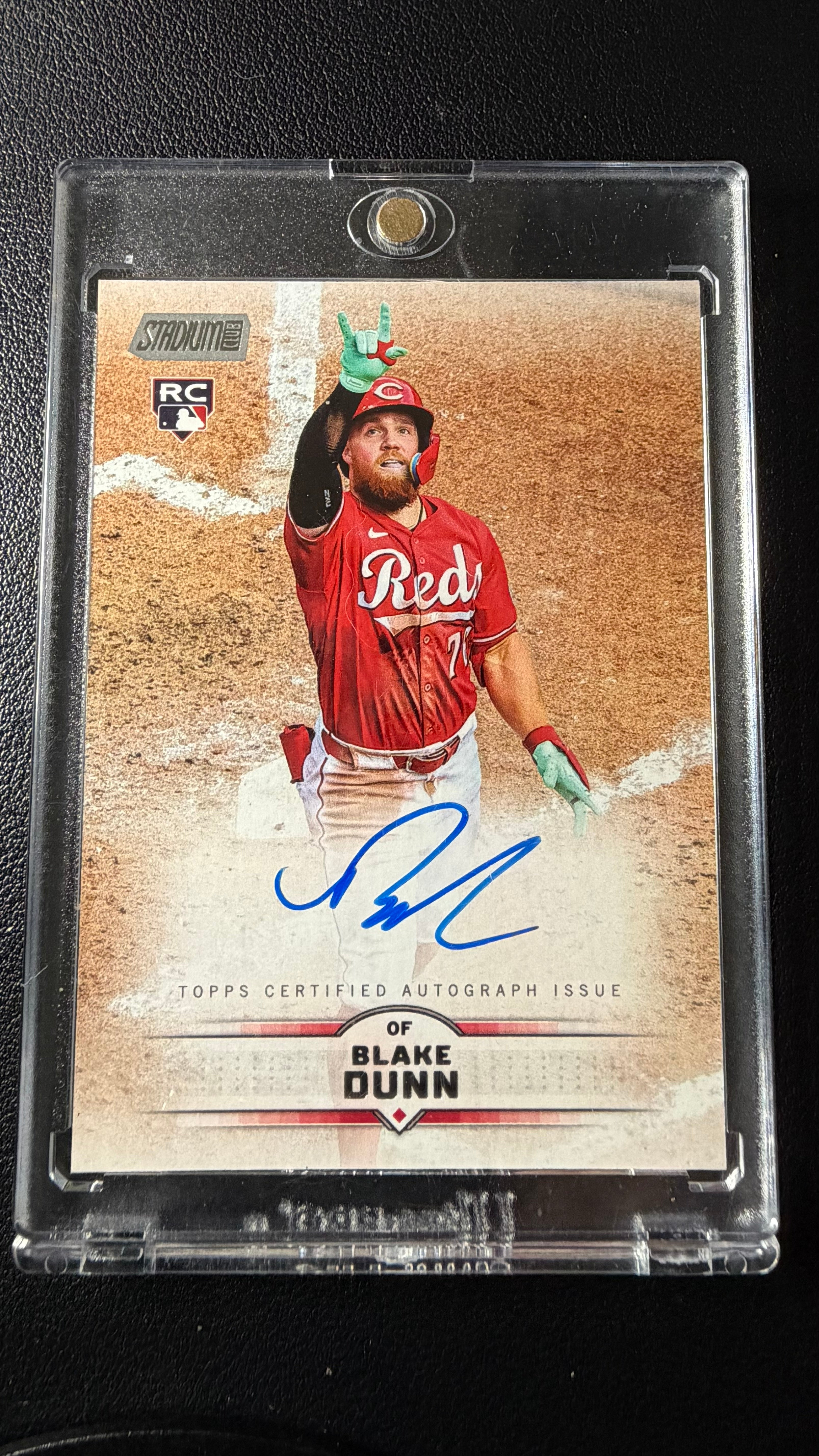Blake Dunn 2025 Topps Stadium Club Rookie Autograph RC – Cincinnati Reds