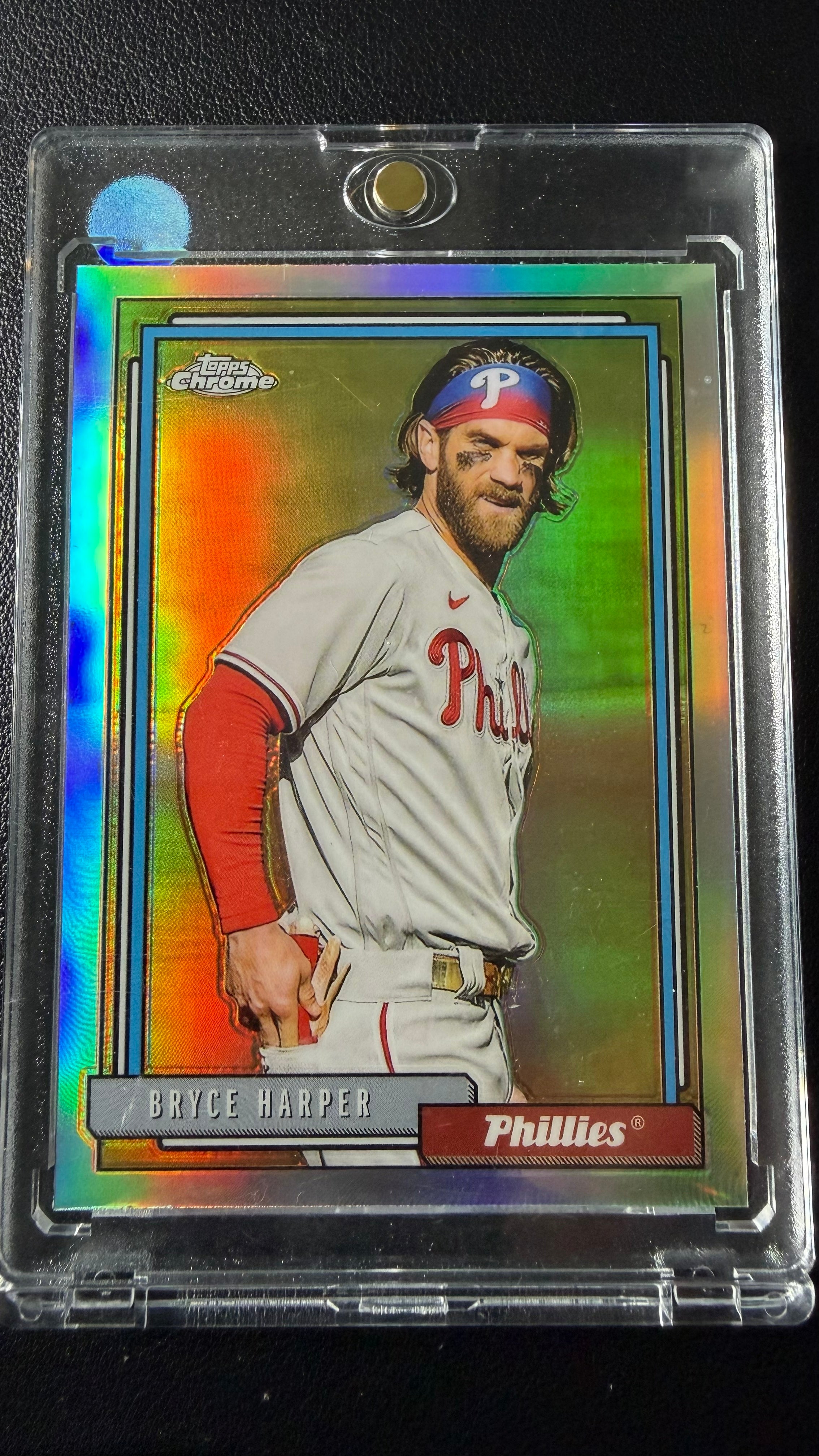 Bryce Harper 2025 Topps Chrome 1989 Topps Refractor – Philadelphia Phillies