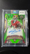 2025 Topps Resurgence Ricky Pearsall Green Lightning Rookie Auto #/45 – San Francisco 49ers