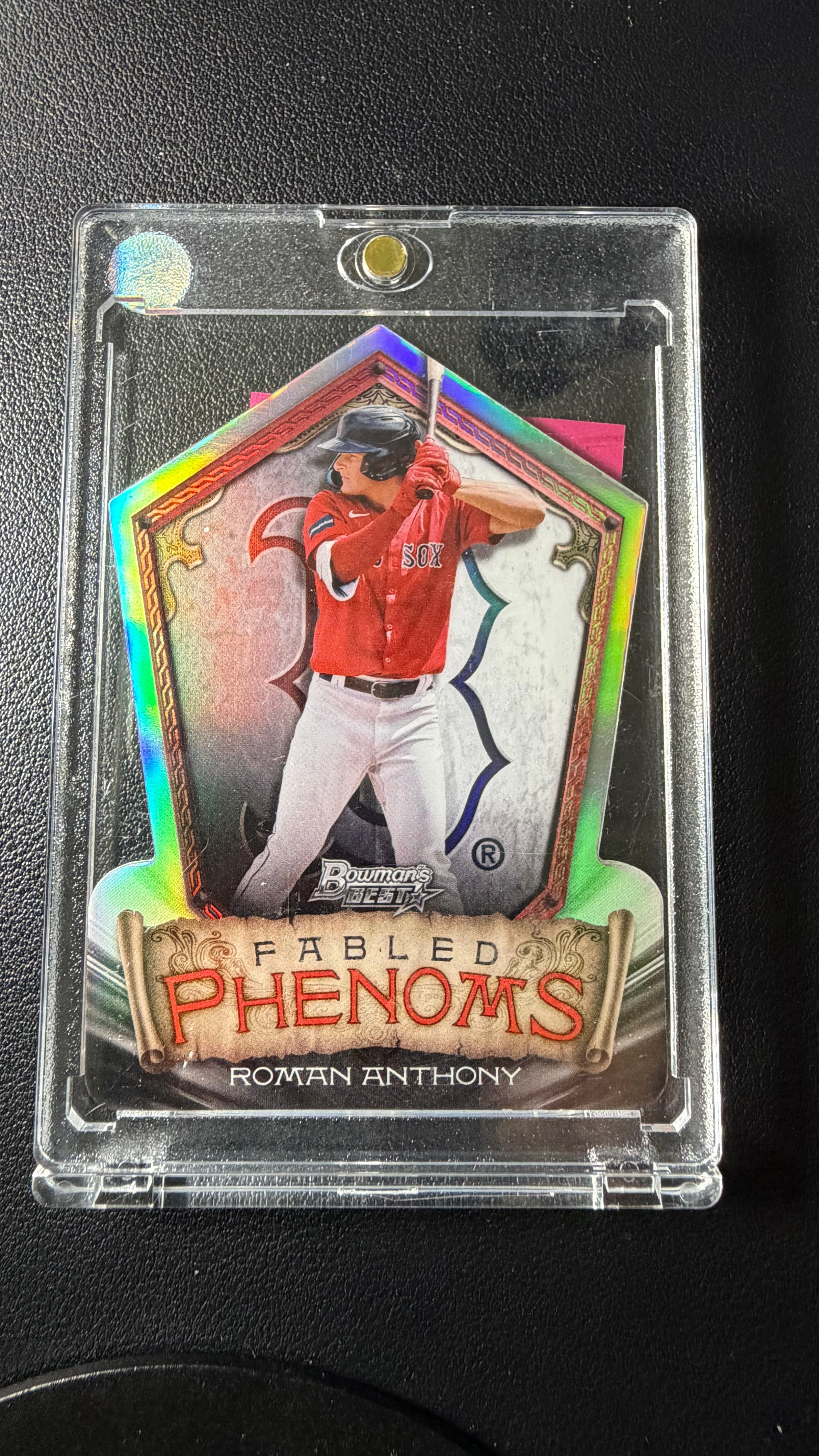 2025 Bowman’s Best Roman Anthony Fabled Phenoms Refractor – Boston Red Sox