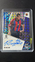 2023-24 Panini Mosaic LaLiga Rivaldo Autographs Silver Auto FC Barcelona