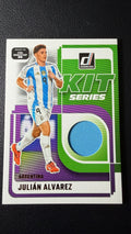 Julián Álvarez 2025-26 Panini Donruss Road to FIFA World Cup 26 Kit Series Memorabilia Argentina