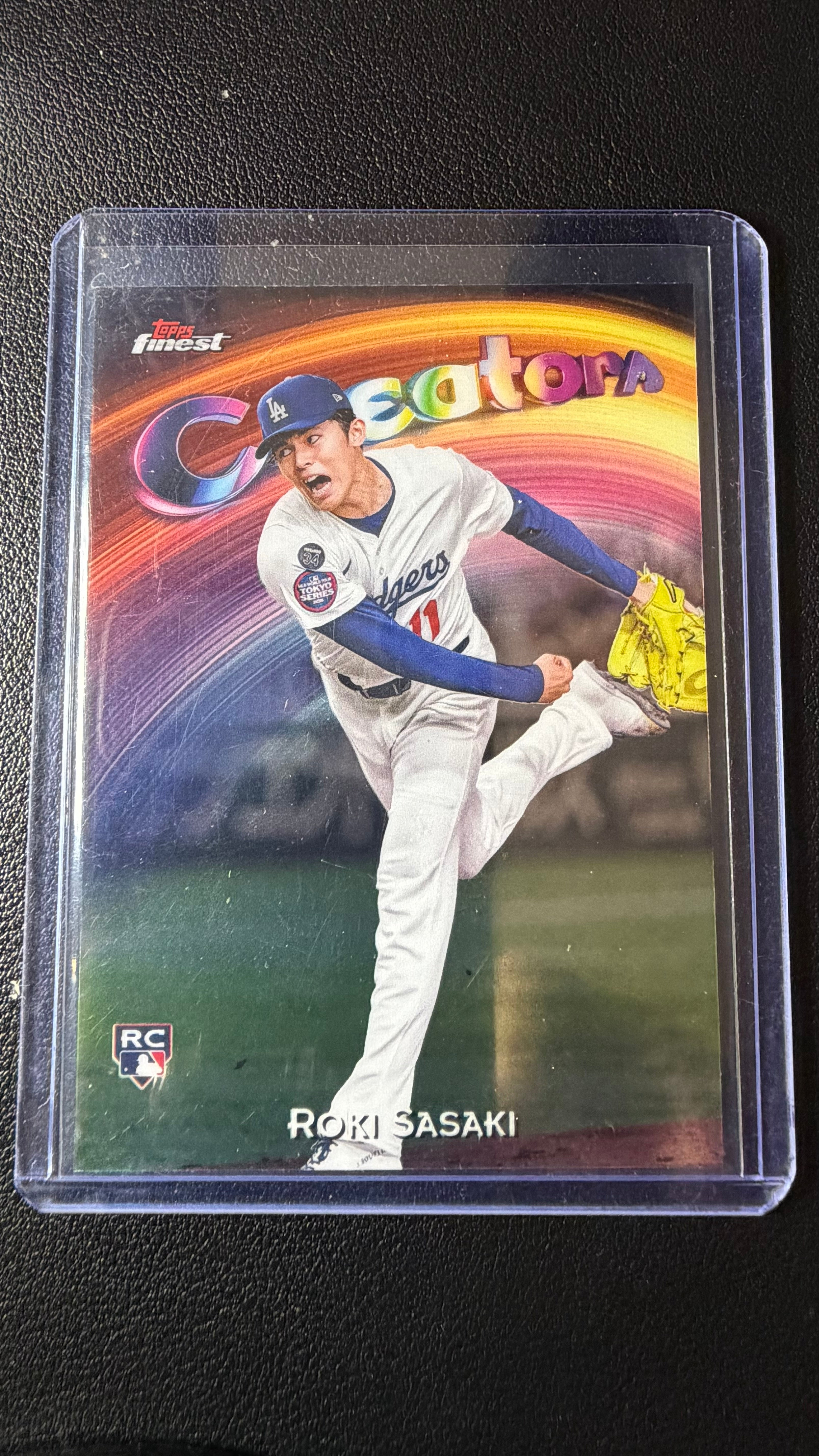 2025 Topps Finest Creators Roki Sasaki Rookie Card (RC) – Los Angeles Dodgers