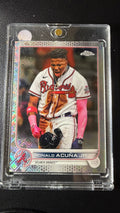 2022 Topps Chrome Logofractor Ronald Acuña Jr. #110 – Atlanta Braves
