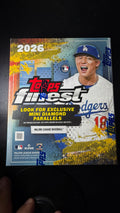 2026 Topps Finest Baseball Mega Box – Factory Sealed | Exclusive Mini Diamond Parallels