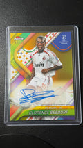 2024-25 Topps Finest UEFA Champions League Clarence Seedorf Gold Refractor Auto /50