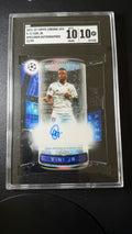 2022-23 Topps Chrome UEFA Champions League Vini Jr. Specimen Autograph Blue Refractor /99 SGC 10/10