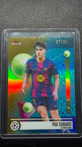2025-26 Topps Finest UEFA Pau Cubarsí Gold Refractor /50 #180