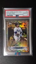 2022 Topps Gilded Collection Gold Etch Autograph Nelson Cruz PSA 10 Gem Mint