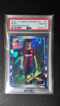 2020-21 Topps Chrome UEFA Champions League Sapphire Pedri RC #61 PSA 10 Gem Mint