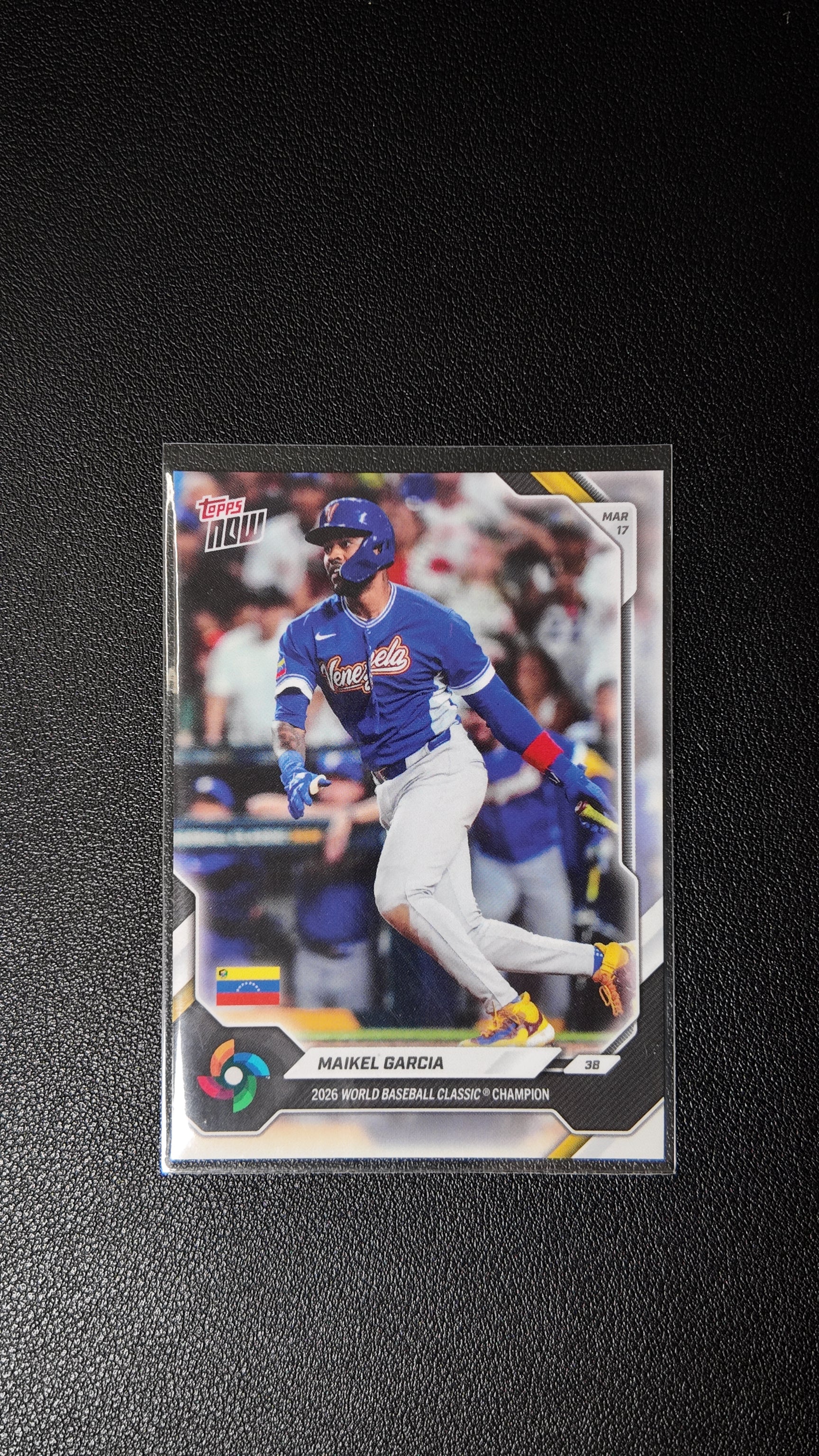 2026 Topps Now World Baseball Classic Champion Maikel García – Team Venezuela