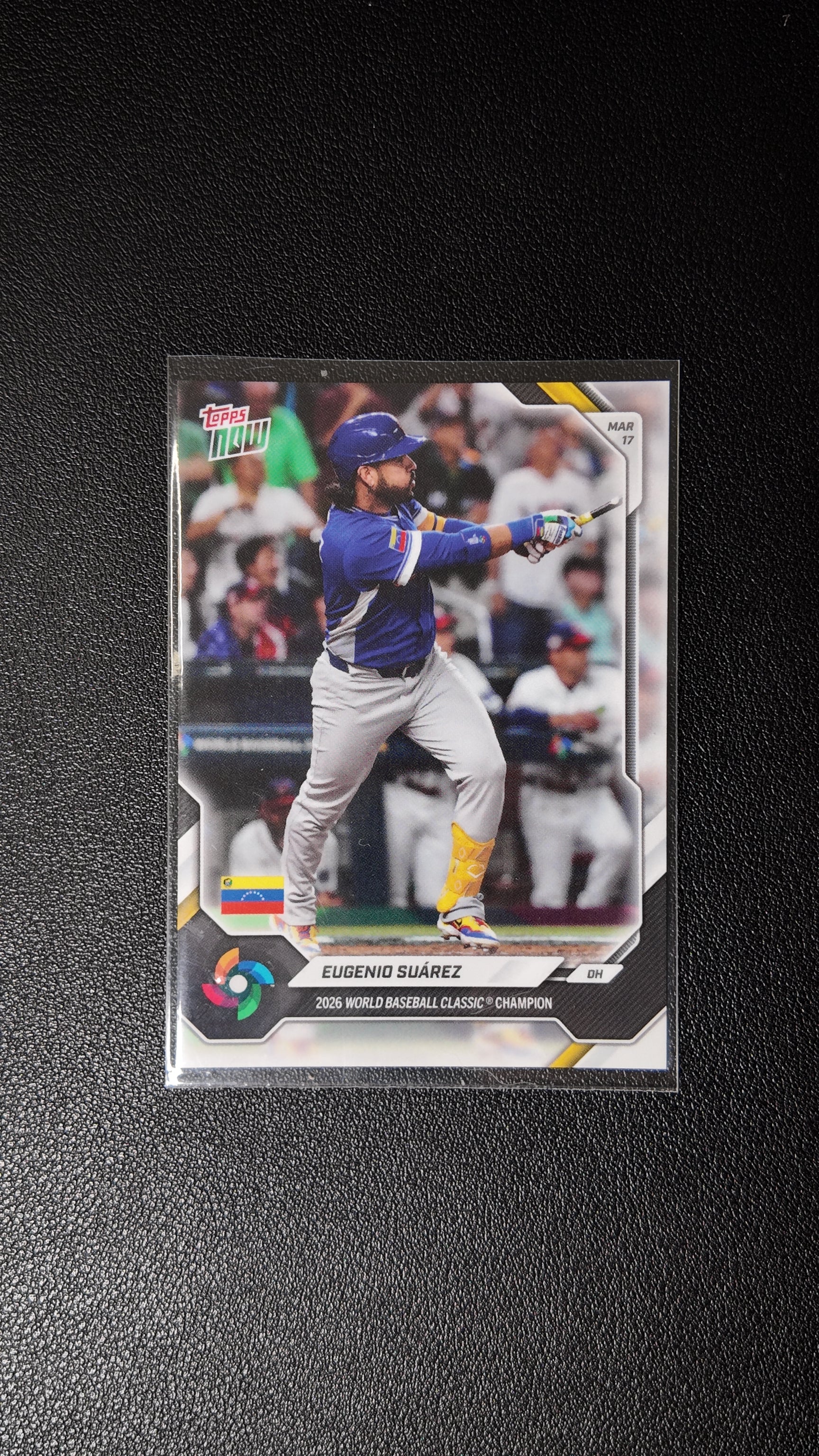 2026 Topps Now World Baseball Classic Champion Eugenio Suárez – Team Venezuela