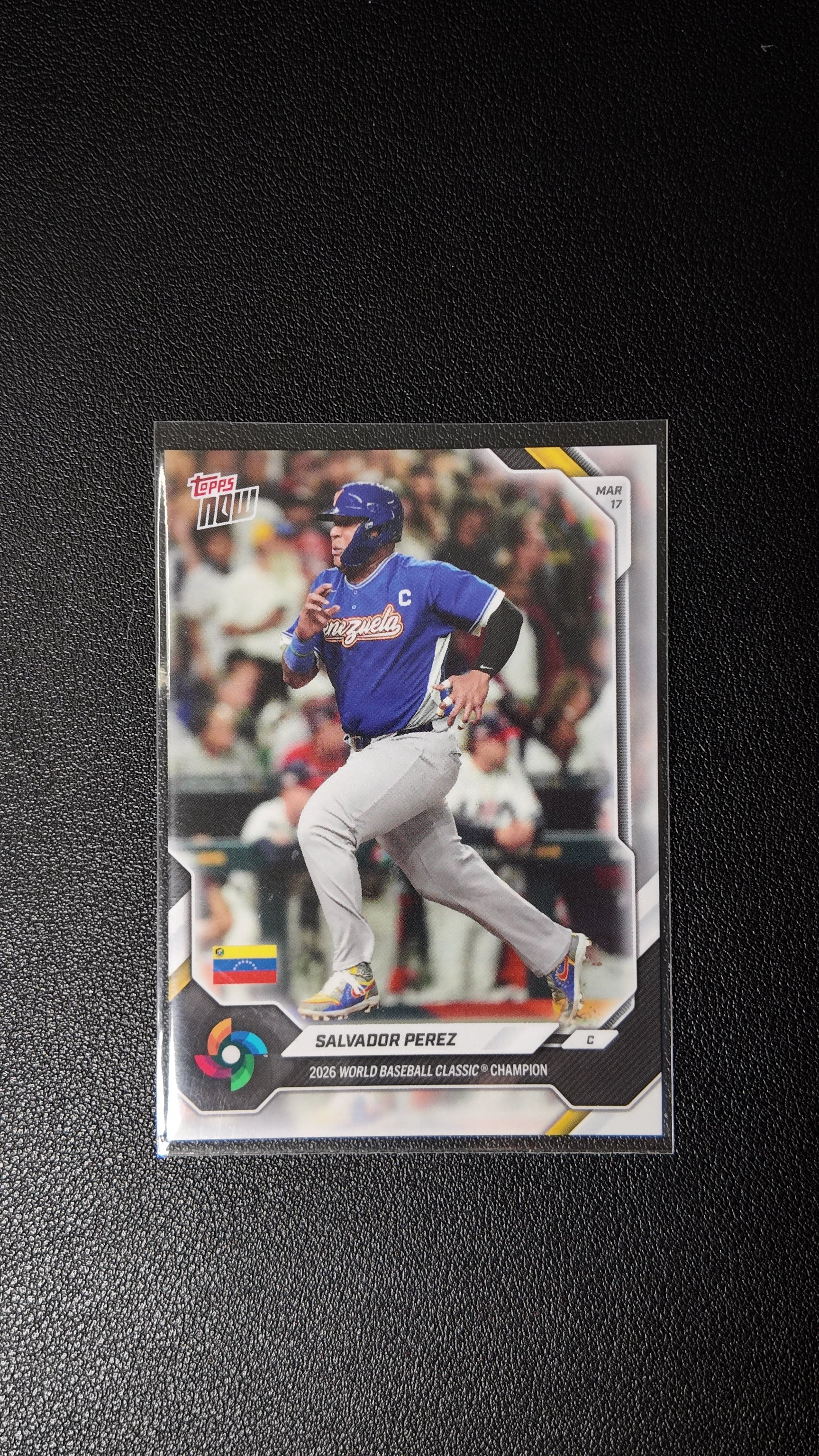 2026 Topps Now World Baseball Classic Champion Salvador Pérez – Team Venezuela