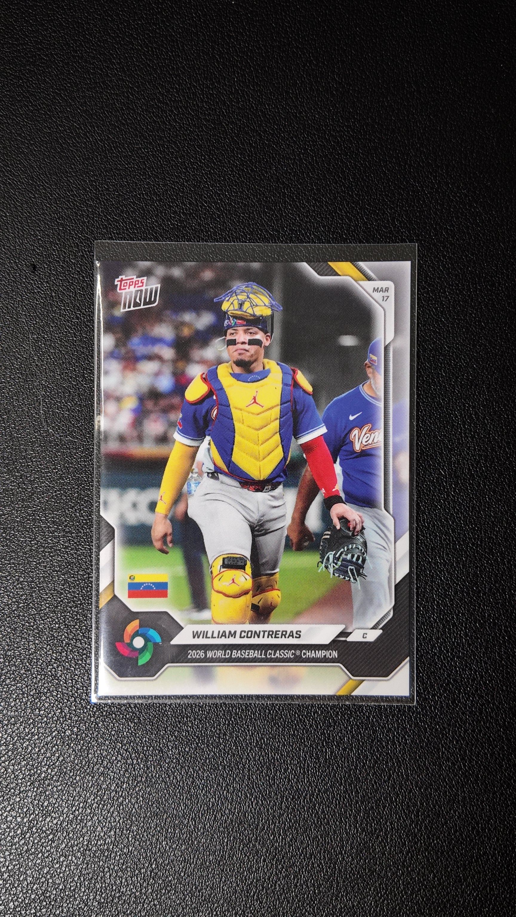 2026 Topps Now World Baseball Classic Champion William Contreras – Team Venezuela