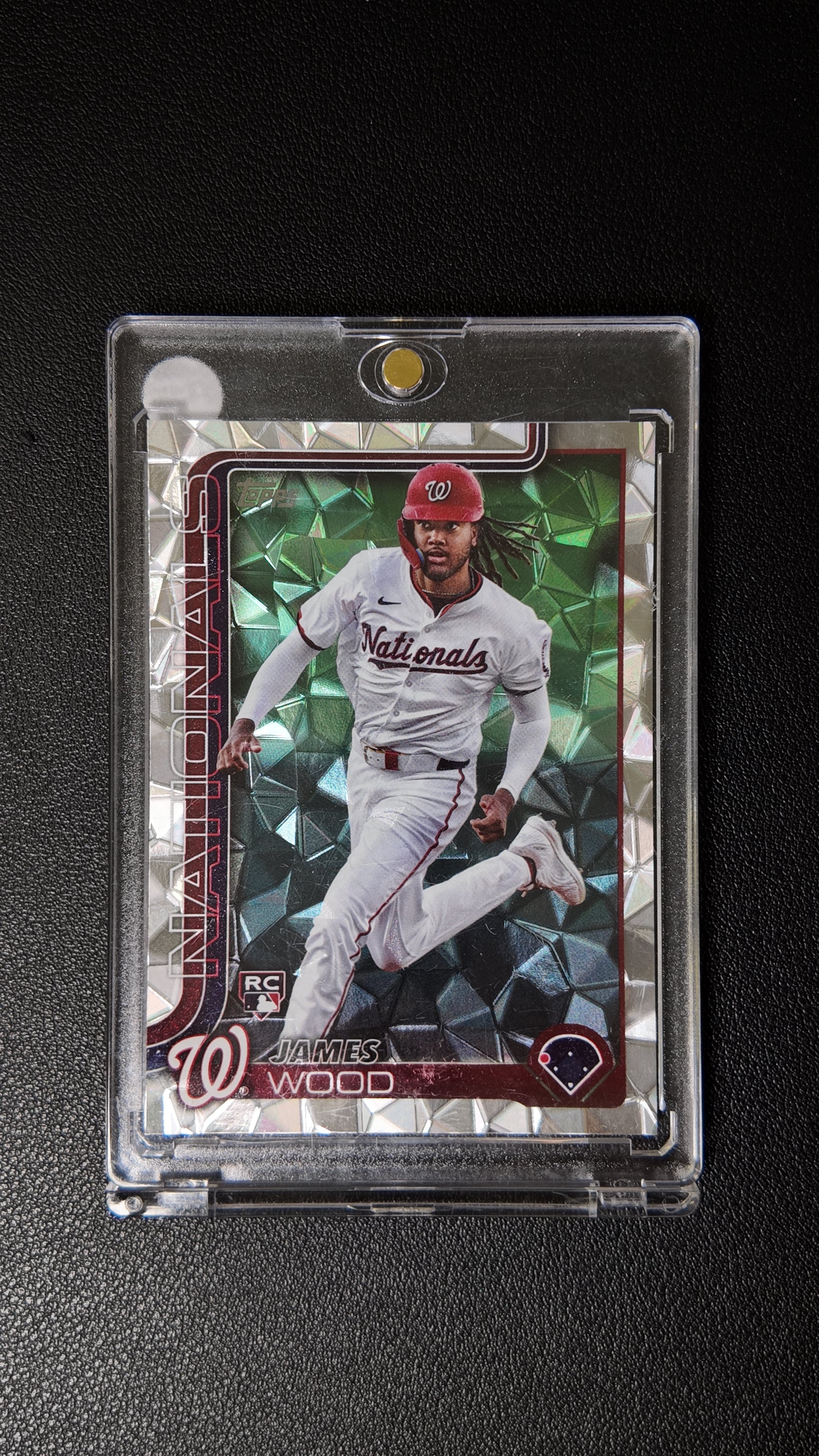2025 Topps Series 2 James Wood RC Diamond Foil Rookie – Washington Nationals