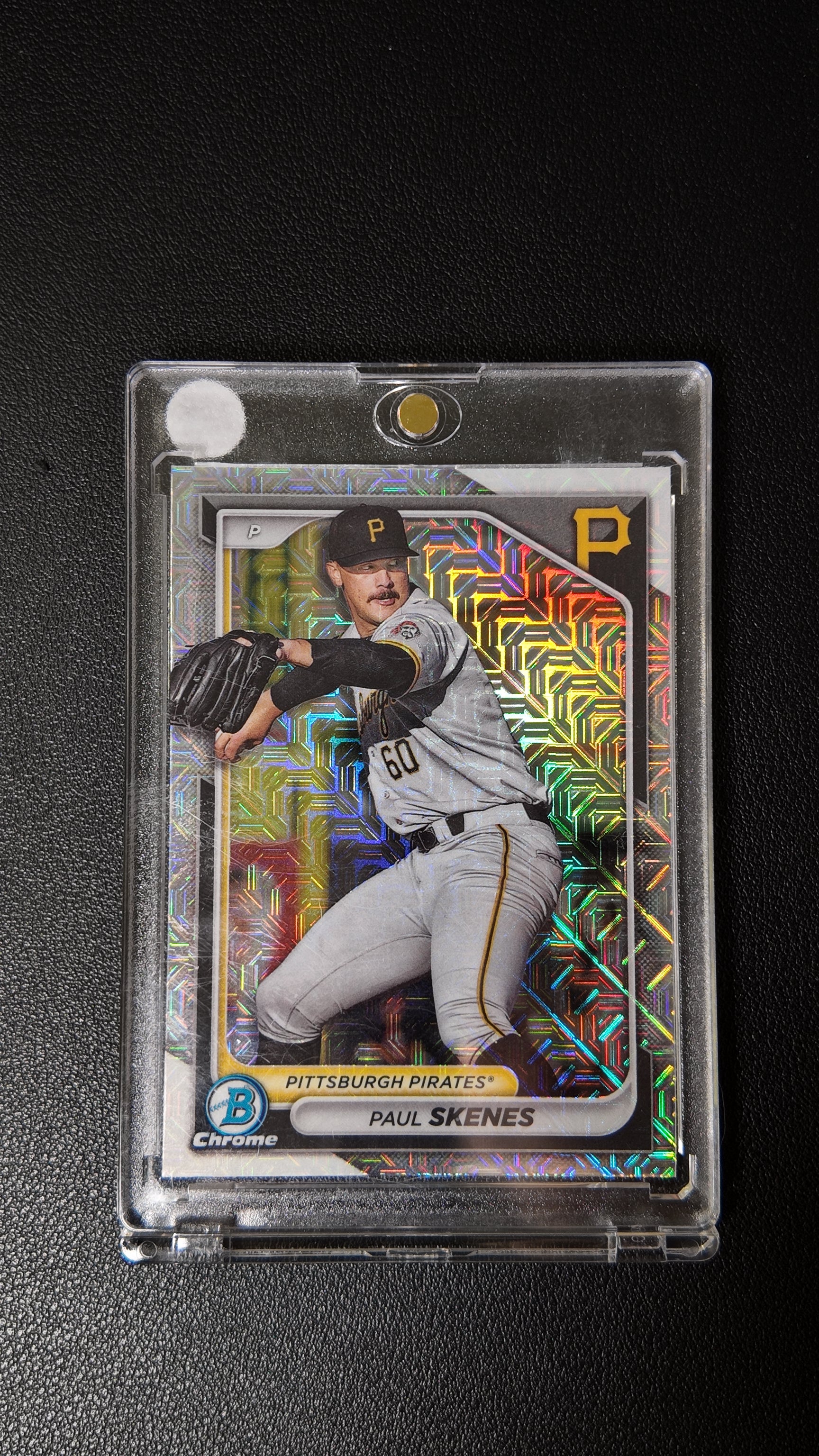 2025 Bowman Chrome Paul Skenes Mojo Refractor – Pittsburgh Pirates