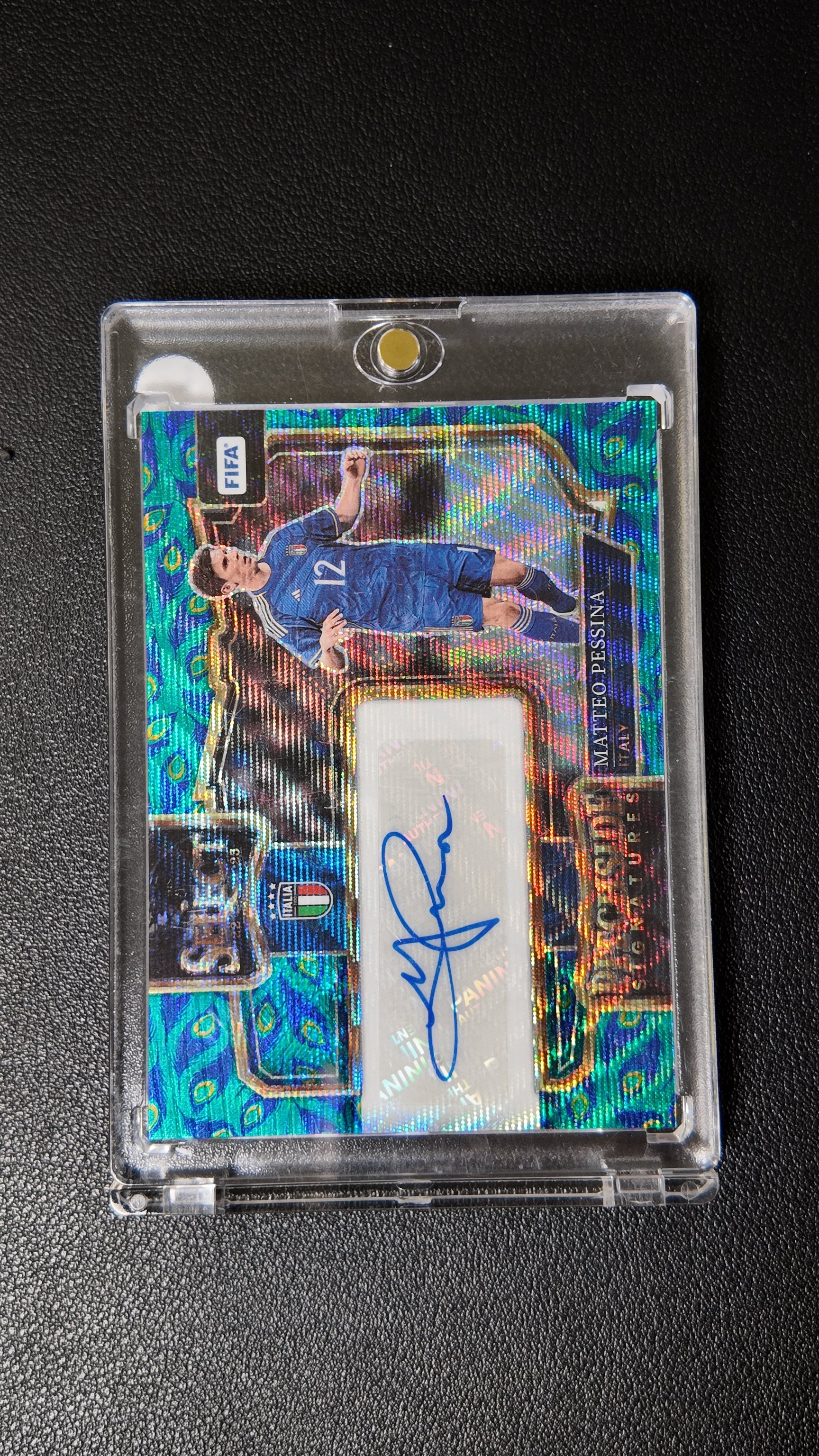 2024 Select FIFA Signatures Peacock Prizm Auto – Matteo Pessina | Italy