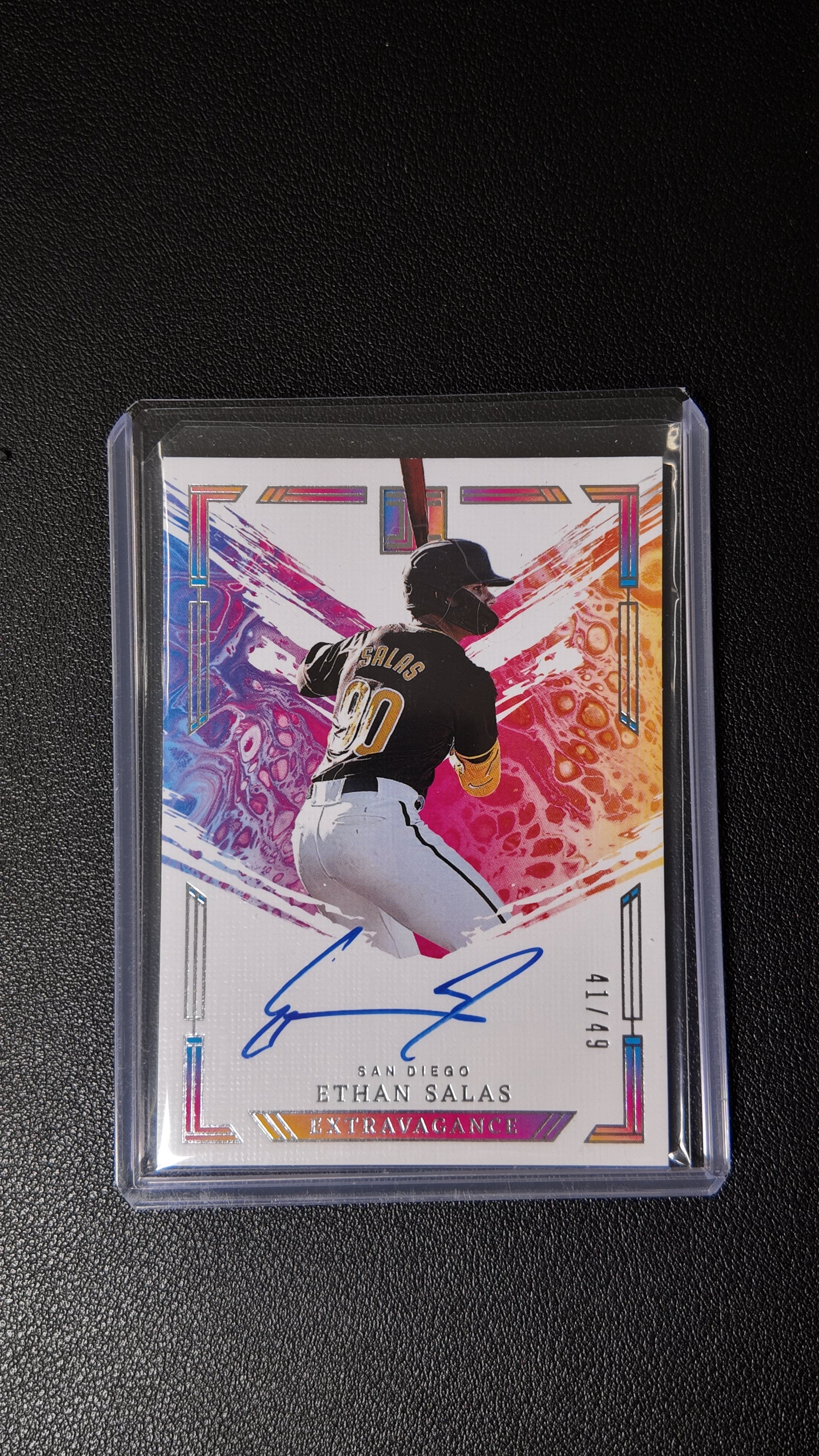 2024 Leaf Metal Extravagance Auto Blue – Ethan Salas #41/49 | San Diego Padres