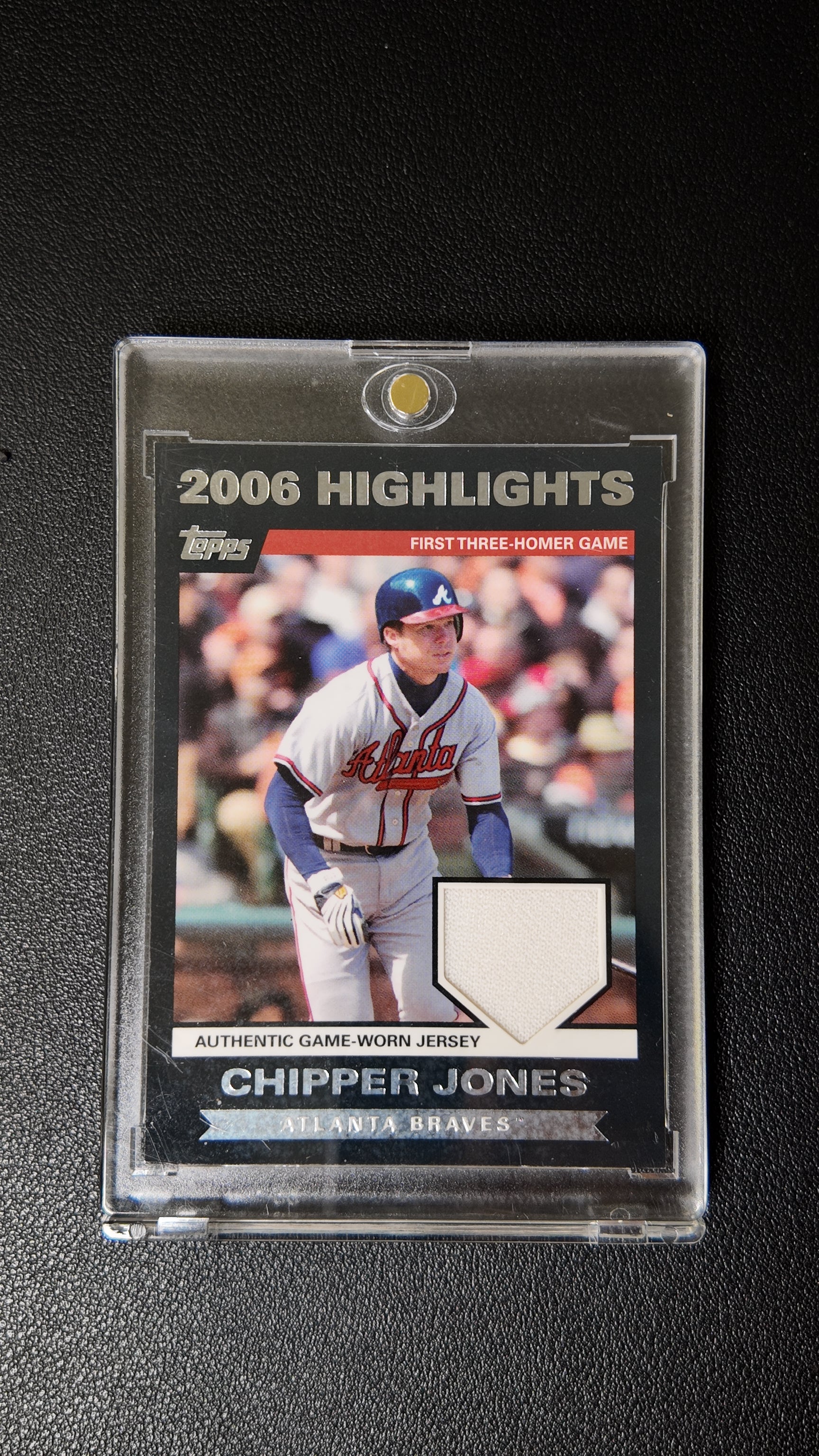 2024 Topps 2006 Highlights Game-Worn Jersey Relic – Chipper Jones | Atlanta Braves