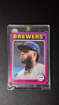 2024 Topps Heritage Purple Border RC – Jackson Chourio | Milwaukee Brewers