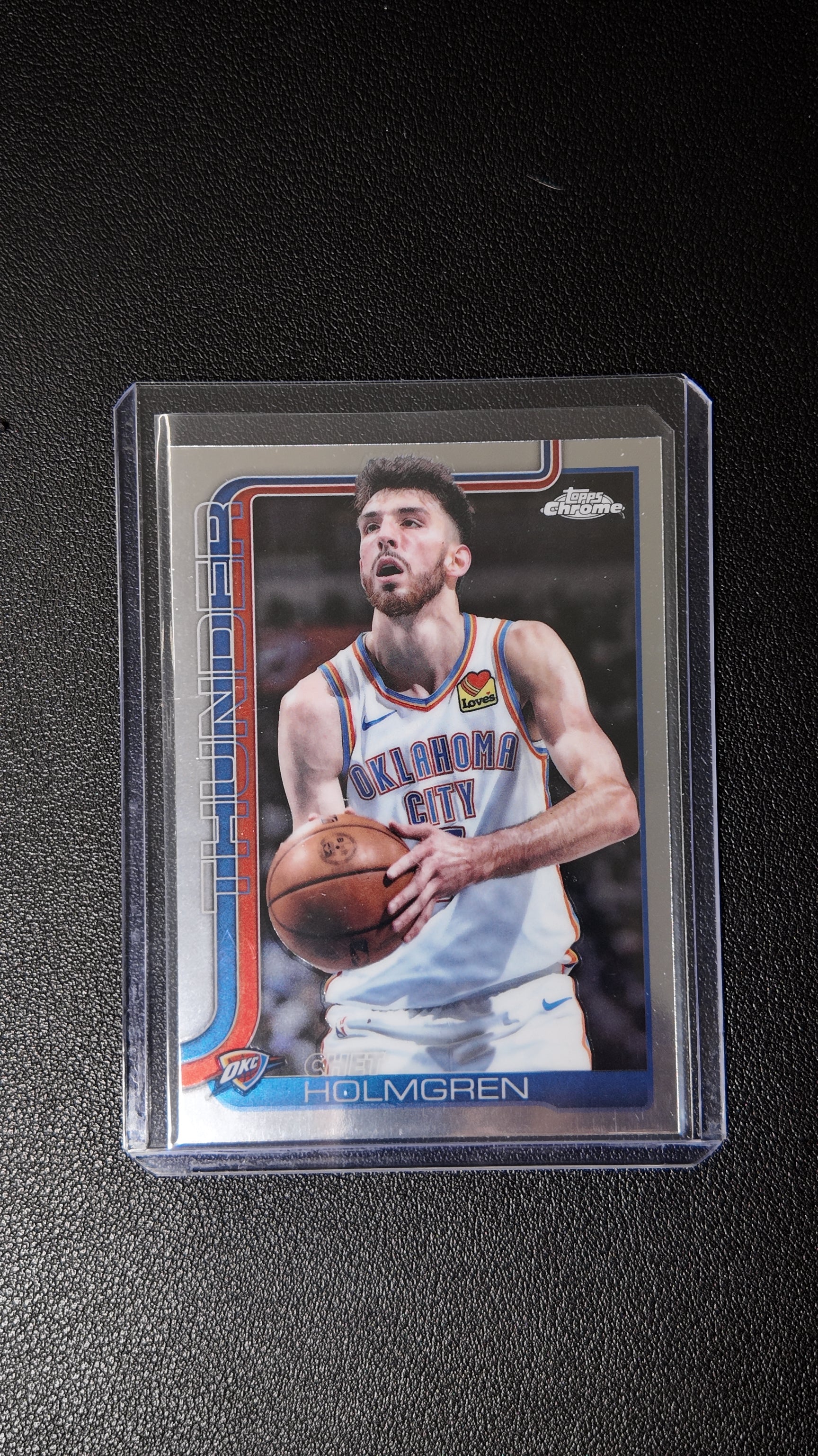 Chet Holmgren 2025-26 Topps Chrome Refractor – Oklahoma City Thunder