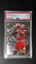 1995 Fleer Metal Nuts & Bolts Michael Jordan #212 PSA 9