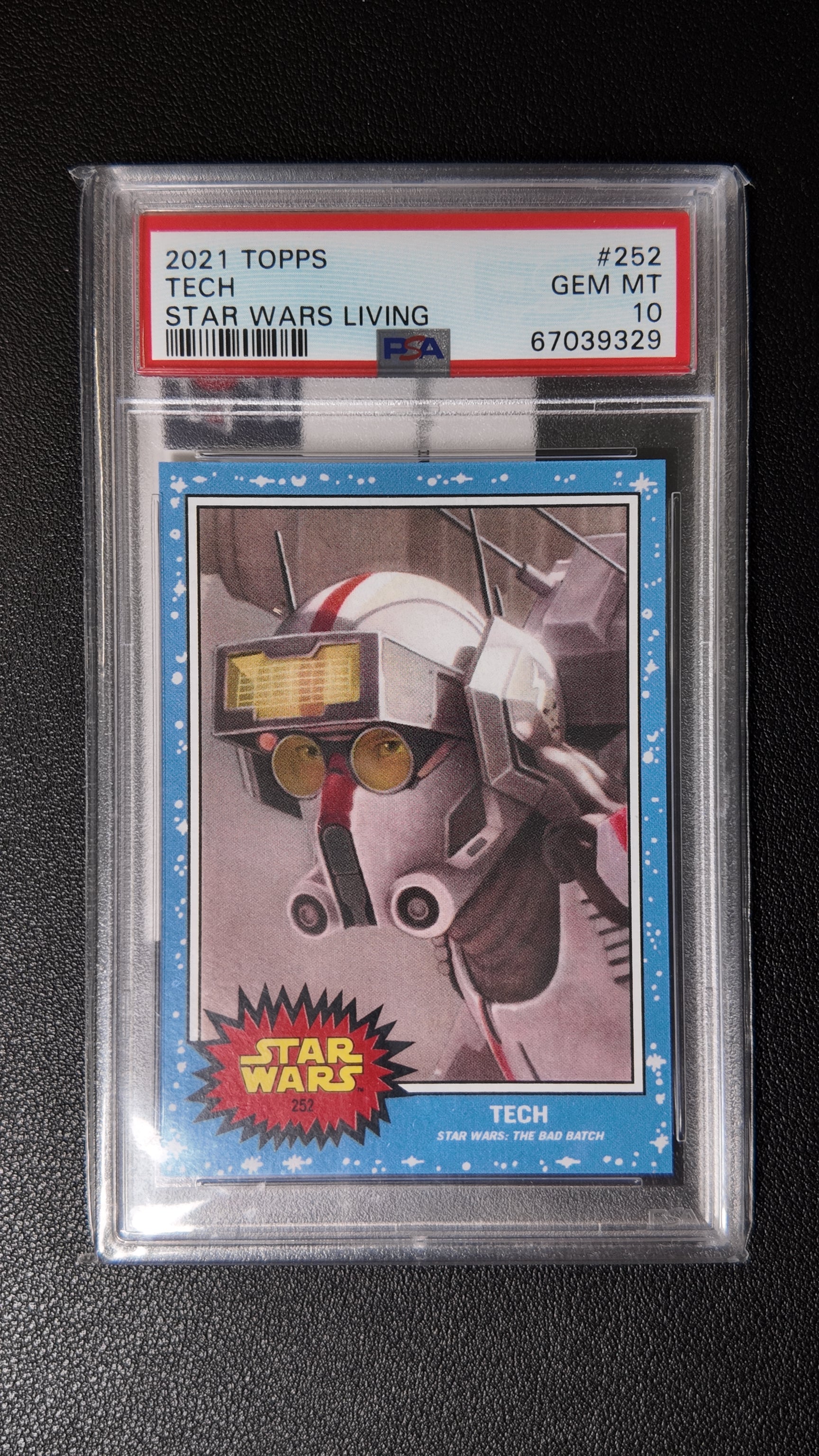 2021 Topps Living Set Star Wars #252 Tech (The Bad Batch) PSA 10 GEM MT