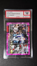 2026 Topps Pink Diamante #203 Paul Skenes / Yoshinobu Yamamoto / Cristopher Sánchez Pristine 10