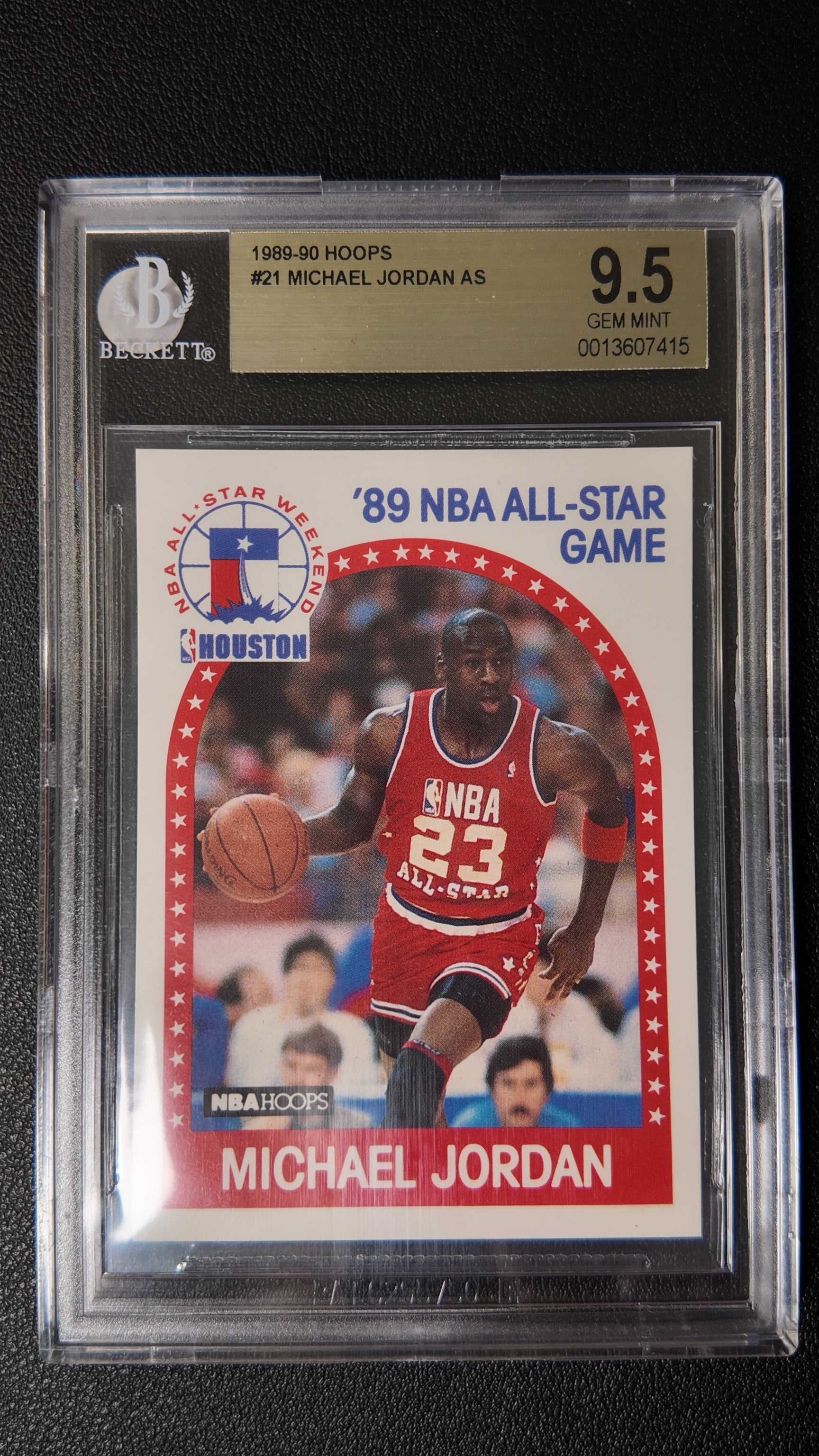 1989-90 NBA Hoops Michael Jordan All-Star #21 BGS 9.5 Gem Mint